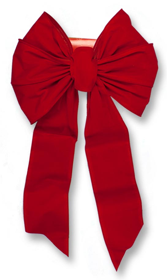 14" x 28" Red Velvet Deluxe Bow 7368 - Box of 12