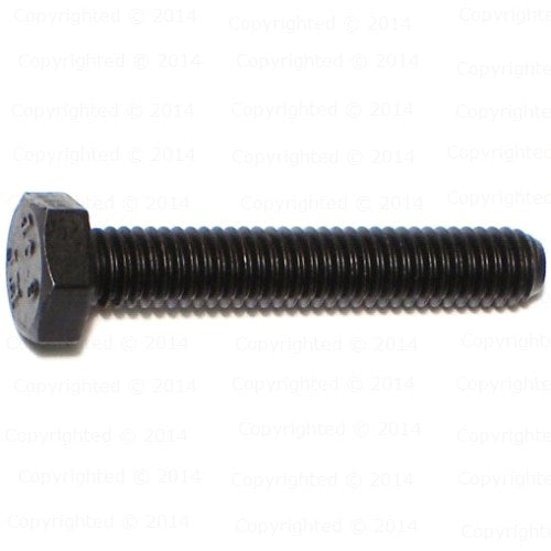 Class 10.9 Coarse Thread Metric Hex Cap Screws - 6mm Diameter