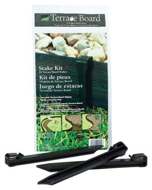 Master Mark Terrace Board Stake Kit Black 10 Pack 99410