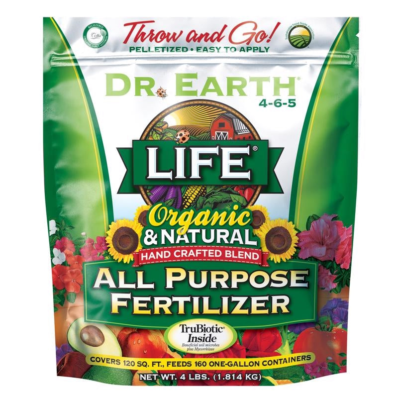 Dr Earth Created for Life All Purpose Fertilizer 4 Lbs 736P