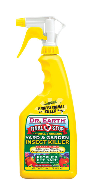 natural insect killer for garden Dr. Earth 8003 Final Stop Yard & Garden Insect Killer, 24 oz