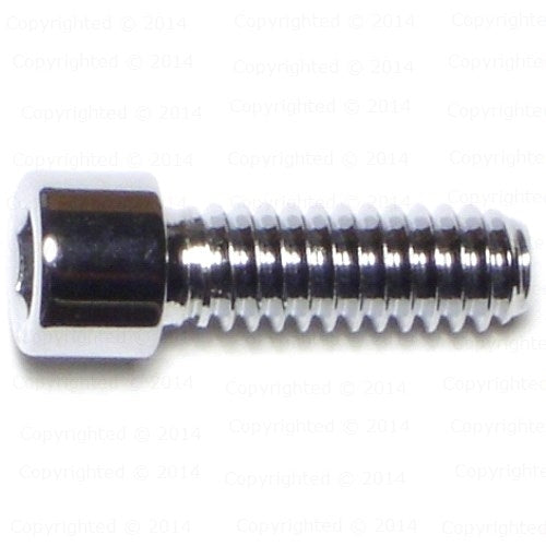 Chrome Smooth Head Socket Cap Screws - 1/4" - Coarse Thread