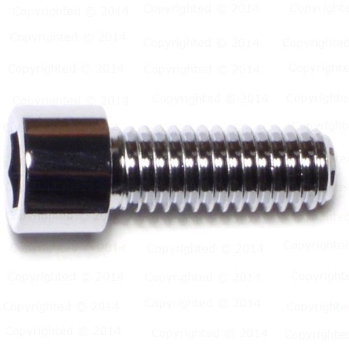 Chrome Smooth Head Socket Cap Screws - 3/8" - Coarse Thread