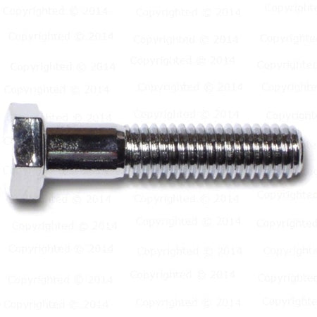 Chrome Grade 5 Coarse Thread Hex Cap Screws - 3/8" Diameter