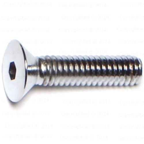 Chrome Flat Head Socket Cap Screws