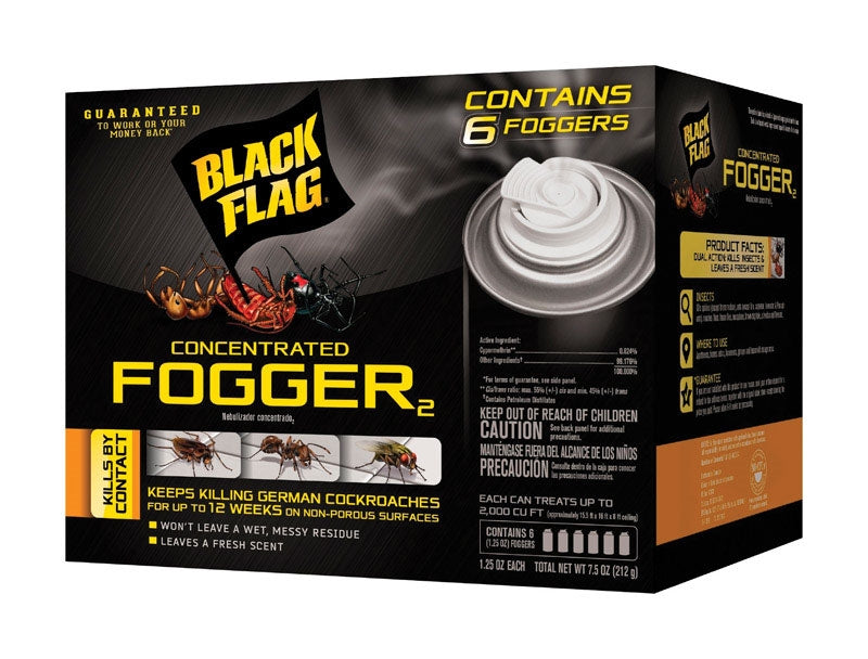 Black Flag Concentrated Indoor Fogger 6-Pack HG-11079