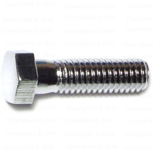 Chrome Grade 5 Coarse Thread Hex Cap Screws - 7/16" Diameter