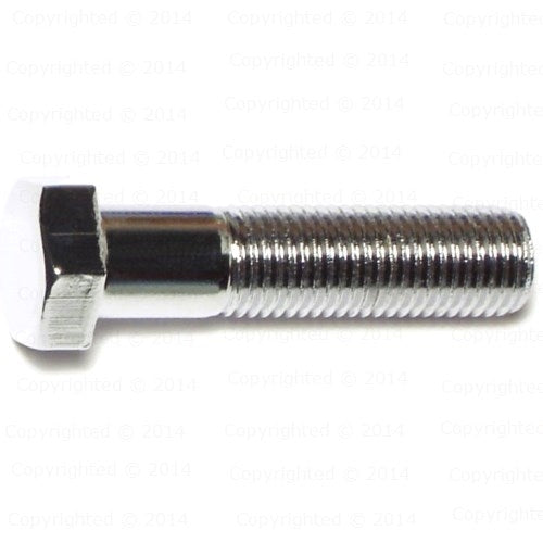 Chrome Grade 5 Fine Thread Hex Cap Screws - 7/16" Diameter