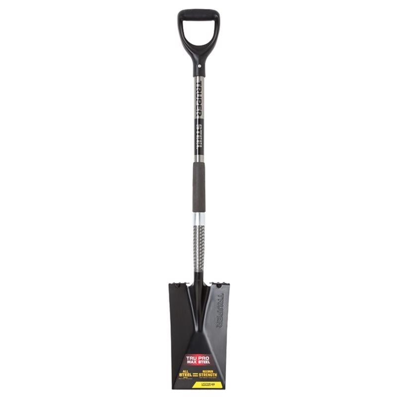 Truper Tru Pro 42 in. Steel Square Garden Spade Steel Handle PES-ST