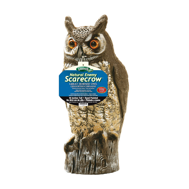 Dalen Natural Enemy Scarecrow 16" Great Horned Owl OW-6