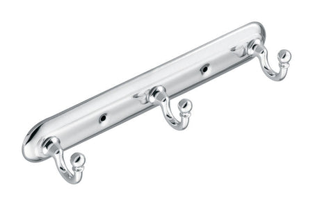 Moen 7603 Yorkshire 3-Hook Rack 10 in. L Zinc-1