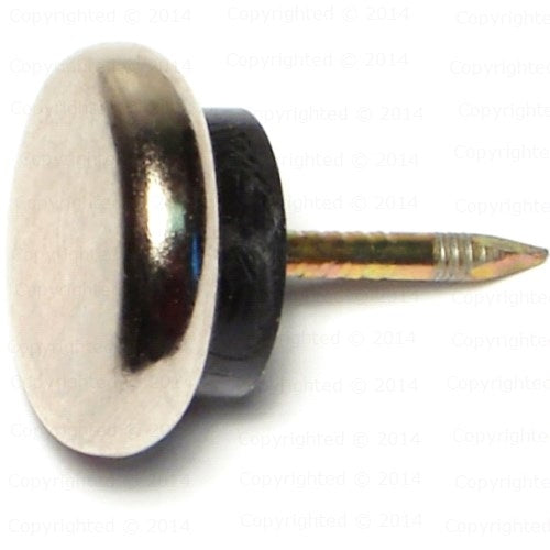 Nickel Cushioned Nail-On Tack Glides