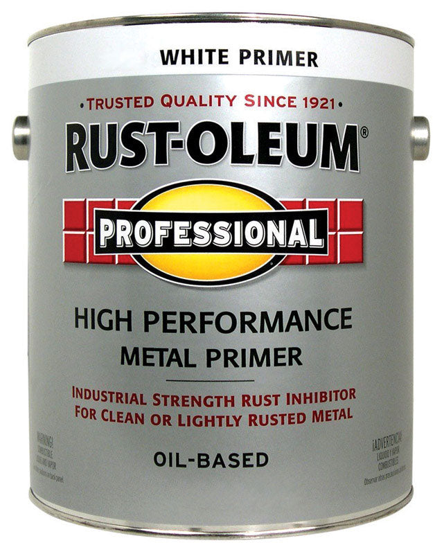 Rust-Oleum Professional Flat White Clean Metal Primer Gallon 7780402