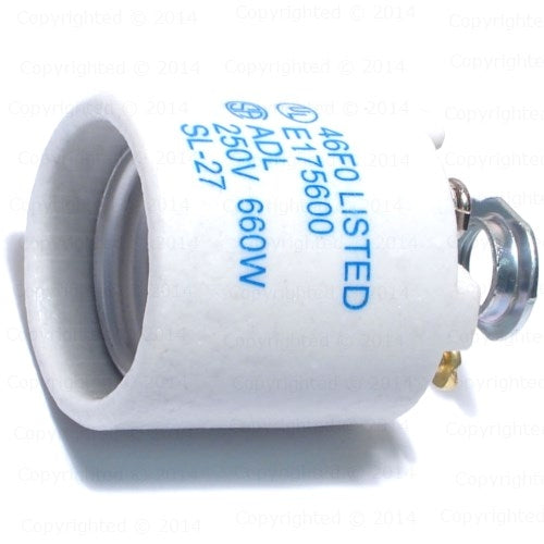 Medium Porcelain Screw Base Electrical Socket