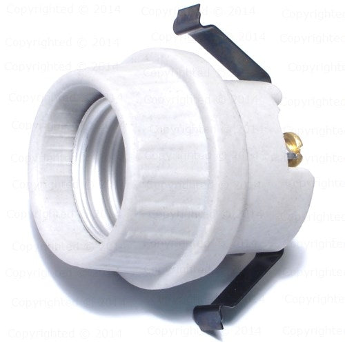 Medium Porcelain Shallow Back Snap-In Electrical Socket – ThePaintStore.com
