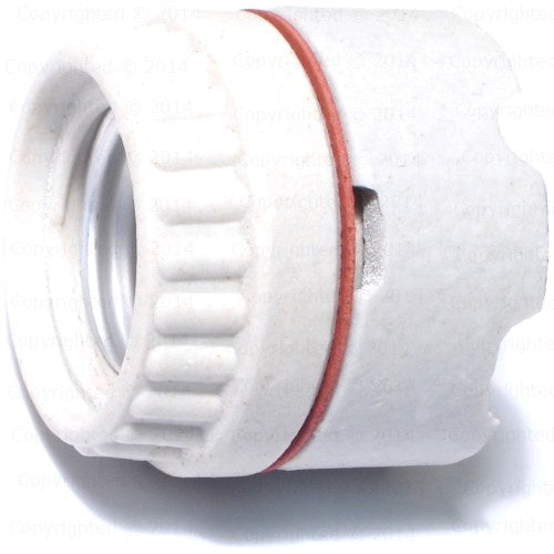 Medium Porcelain 2-Piece Keyless Electrical Socket