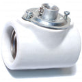 Medium Double Screw Base Porcelain Socket - with Bushing