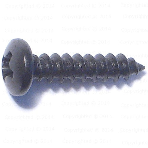 Black Finish Phillips Pan Head Sheet Metal Screws