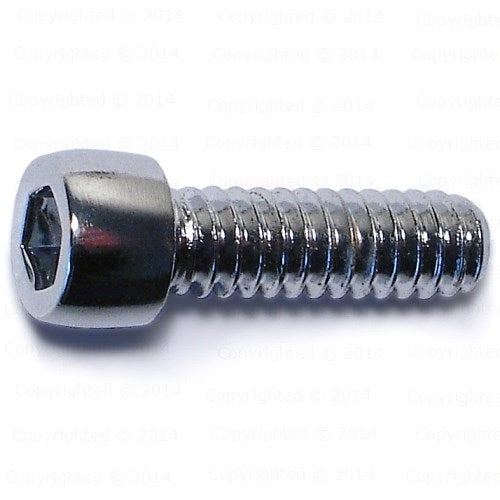 Chrome Smooth Head Socket Cap Screws - #10 Diameter - Coarse Thread