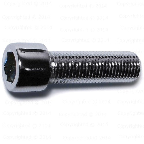 Chrome Smooth Head Socket Cap Screws - 7/16" - Fine Thread