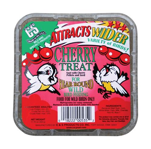 C&S Products 535 Cherry Treat for Wild Birds 11.75 Oz - Box of 12