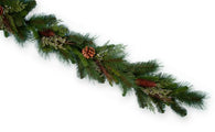 6 Ft PE/PVC Mixed Pine Garland 80165 - Box of 2