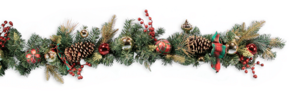 6 Ft PVC/PE Mixed Pine Garland 80563 - Box of 2