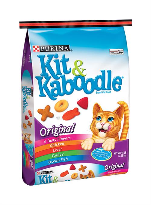 Purina Kit & Kaboodle Original Cat Food 16 Lbs 178069
