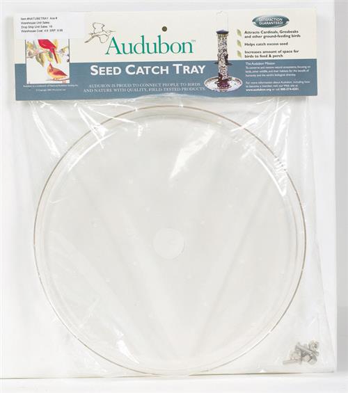 Audubon Plastic Tube Feeder Seed Catch Tray NATUBETRAY