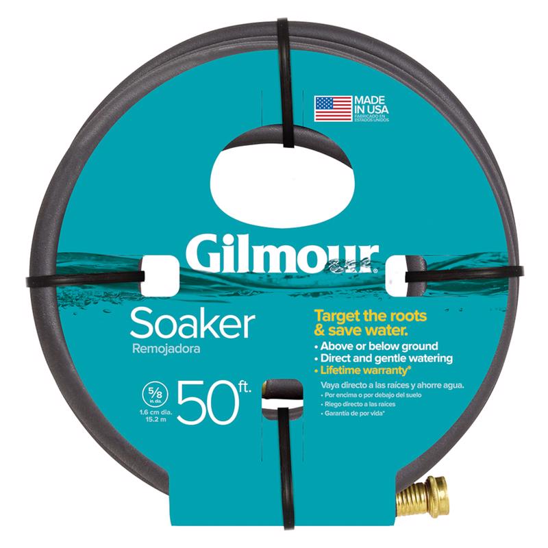 Gilmour 5/8 in. D X 50 ft. L Soaker Hose Black 827501-3