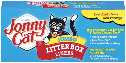 Johnny Cat Jumbo Litter Box Liners 5-Pack C00154