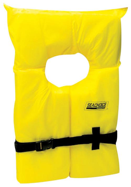 Seachoice Yellow XL Adult Universal Life Vest 86080