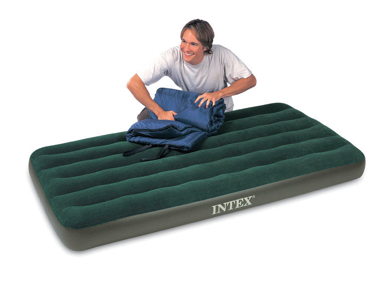 Intex Dura-Beam Air Mattress Twin Pump Included 64777E