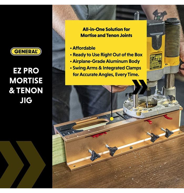 General Tools 870 E-Z Pro Mortise & Tenon Jig Kit-2