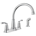 Moen 87403 Bexley Two Handle Chrome Kitchen Faucet