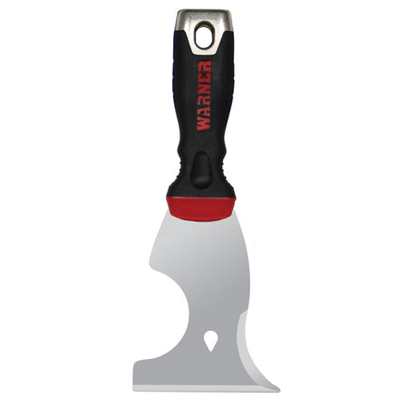 Warner 8-in-1 Red Handle Glazier Knife with Hammer Cap 90173