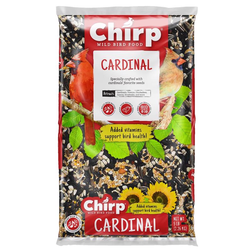 Chirp Cardinal Black Oil Sunflower Wild Bird Food