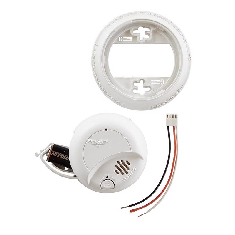 First Alert Hardwired Smoke Alarm with Battery Backup 9120B-12ST-3