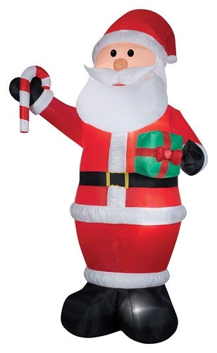 Gemmy Industries Inflatable Santa with Gift 36715