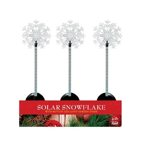 Alpine Solar Snowflake Stakes QLP232BB-12 - Box of 12