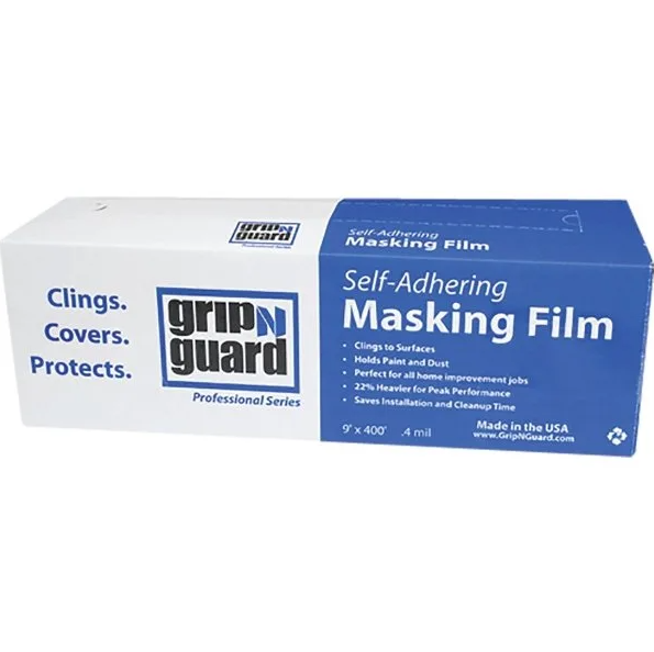 Petoskey Grip N Guard Self-Adhering Masking Film 9' X 400' .4 Mil 9943-74