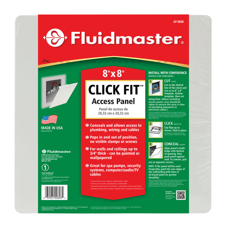 Fluidmaster AP-0808 8" X 8" Access Panel