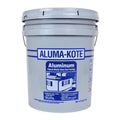 Aluma-Kote aluminum fibered mobile home roof coating bucket on a white background