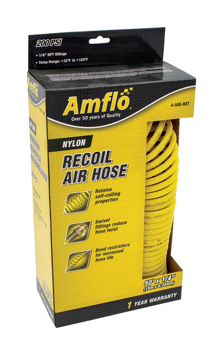 AmFlo Nylon Recoil Air Hose 50 ft