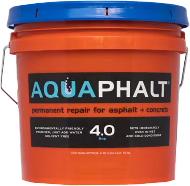 Aquaphalt 4.0 Black Fine Permanent Asphalt Small Repair 3.5 Gallon