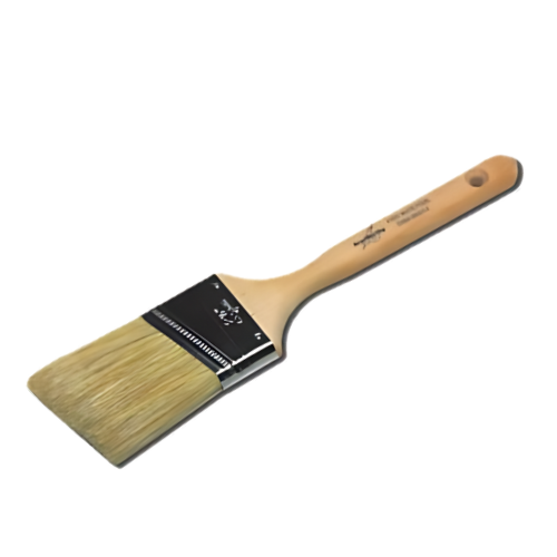 ArroWorthy Tradesman 5025 White China Bristle Angle Sash Paint Brush on a white background