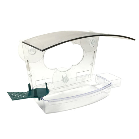Audubon Plastic Window Feeder NAWFDR unpackaged on a white background