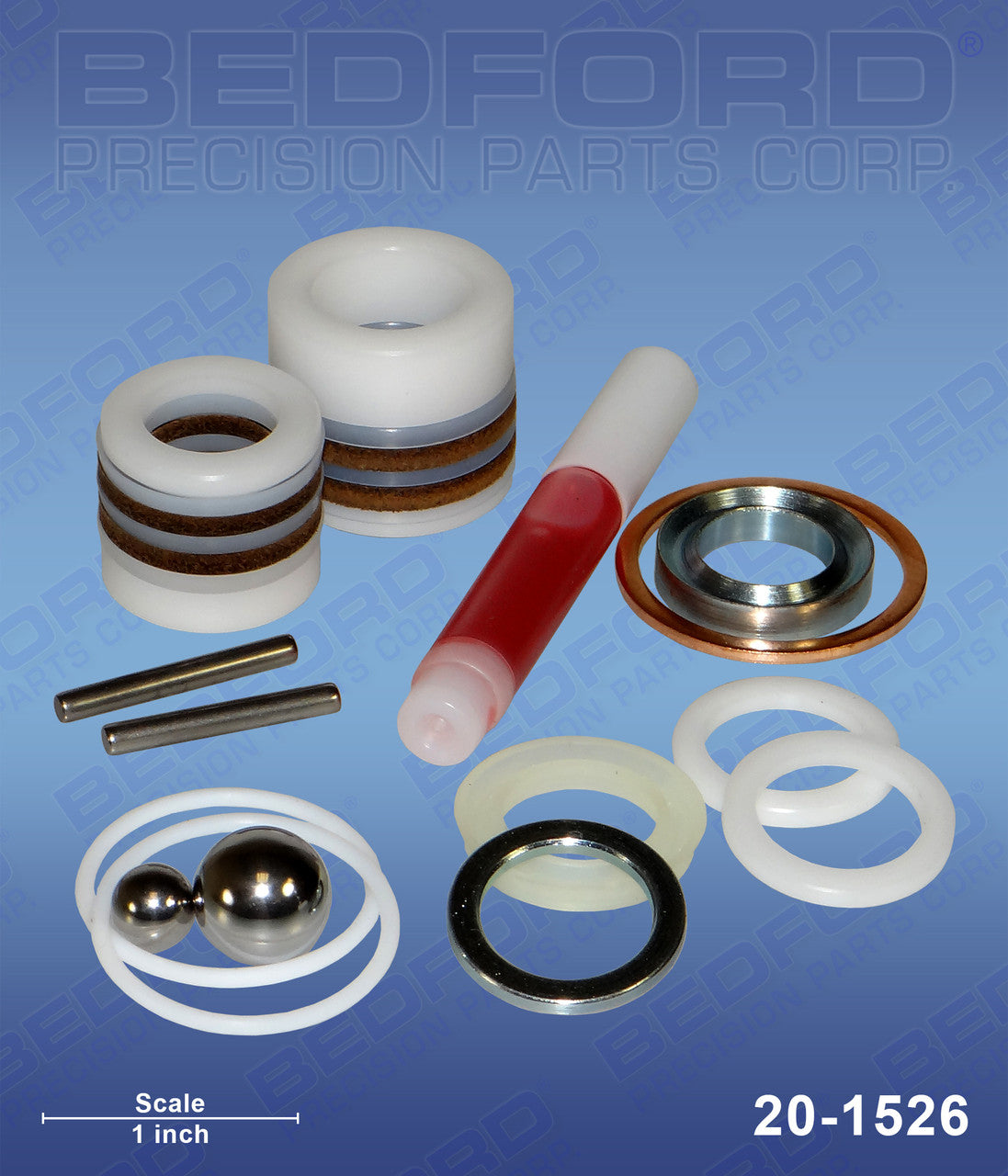 Bedford Repair Kit - Leather & Polyethylene (Graco P/N 222-587)