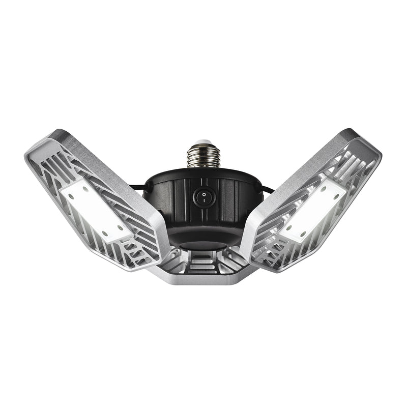 Beyond Bright LED Garage Light Plastic BEBR-MC4 folded upward