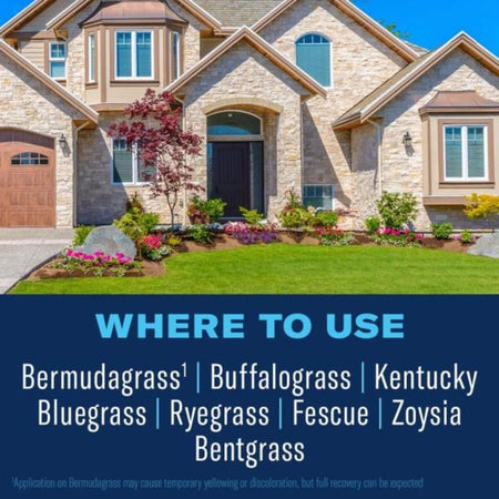 BioAdvanced 820123B Weed and Crabgrass Killer where to use infographic